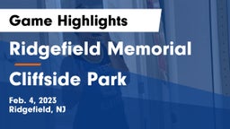 Ridgefield Memorial  vs Cliffside Park  Game Highlights - Feb. 4, 2023