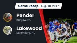 Recap: Pender  vs. Lakewood  2017