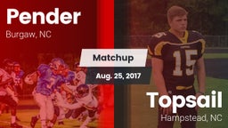 Matchup: Pender vs. Topsail  2017