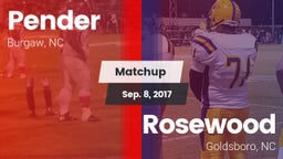 Matchup: Pender vs. Rosewood  2017