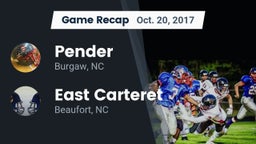 Recap: Pender  vs. East Carteret  2017