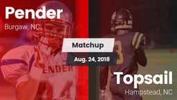 Matchup: Pender vs. Topsail  2018