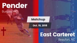 Matchup: Pender vs. East Carteret  2018