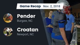 Recap: Pender  vs. Croatan  2018