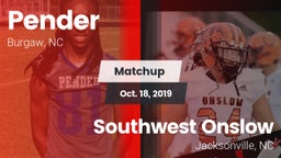Matchup: Pender vs. Southwest Onslow  2019