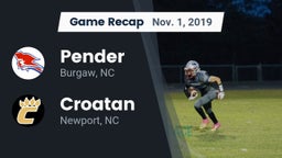 Recap: Pender  vs. Croatan  2019