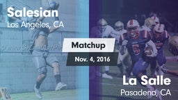 Matchup: Salesian vs. La Salle  2016