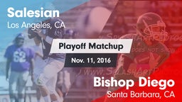 Matchup: Salesian vs. Bishop Diego  2016