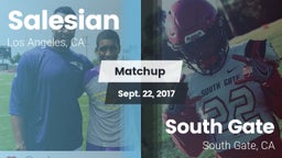 Matchup: Salesian vs. South Gate  2017