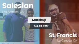 Matchup: Salesian vs. St. Francis  2017