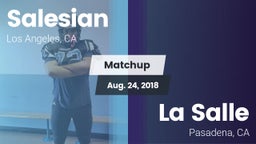 Matchup: Salesian vs. La Salle  2018