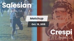 Matchup: Salesian vs. Crespi  2018