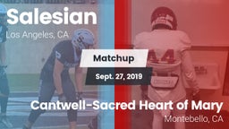 Matchup: Salesian vs. Cantwell-Sacred Heart of Mary  2019