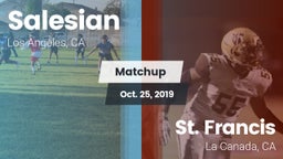 Matchup: Salesian vs. St. Francis  2019