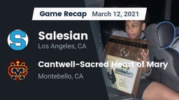 Recap: Salesian  vs. Cantwell-Sacred Heart of Mary  2021