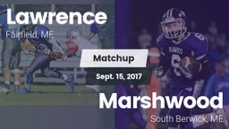 Matchup: Lawrence vs. Marshwood  2017