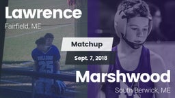 Matchup: Lawrence vs. Marshwood  2018
