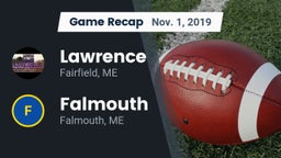 Recap: Lawrence  vs. Falmouth  2019
