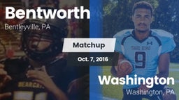 Matchup: Bentworth vs. Washington  2016