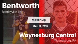 Matchup: Bentworth vs. Waynesburg Central  2016