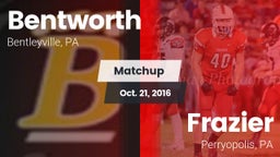 Matchup: Bentworth vs. Frazier  2016