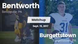 Matchup: Bentworth vs. Burgettstown  2017