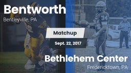 Matchup: Bentworth vs. Bethlehem Center  2017