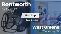 Matchup: Bentworth vs. West Greene  2018