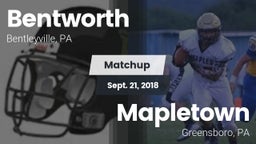 Matchup: Bentworth vs. Mapletown  2018