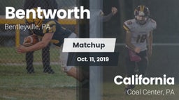 Matchup: Bentworth vs. California  2019
