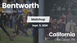 Matchup: Bentworth vs. California  2020