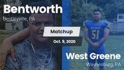 Matchup: Bentworth vs. West Greene  2020