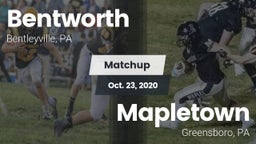 Matchup: Bentworth vs. Mapletown  2020