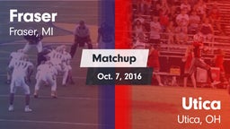 Matchup: Fraser vs. Utica  2016