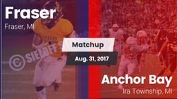 Matchup: Fraser vs. Anchor Bay  2017