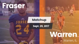 Matchup: Fraser vs. Warren  2017