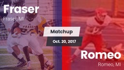 Matchup: Fraser vs. Romeo  2017