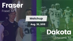 Matchup: Fraser vs. Dakota  2018