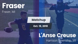 Matchup: Fraser vs. L'Anse Creuse  2018