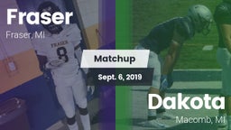 Matchup: Fraser vs. Dakota  2019