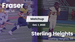 Matchup: Fraser vs. Sterling Heights  2020
