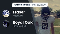 Recap: Fraser  vs. Royal Oak  2020