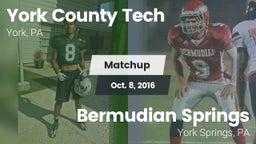Matchup: York County Tech vs. Bermudian Springs  2016