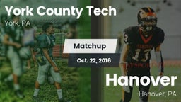 Matchup: York County Tech vs. Hanover  2016