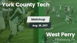 Matchup: York County Tech vs. West Perry  2017