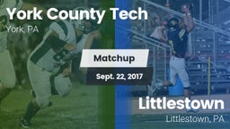 Matchup: York County Tech vs. Littlestown  2017