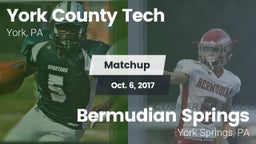 Matchup: York County Tech vs. Bermudian Springs  2017