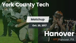 Matchup: York County Tech vs. Hanover  2017