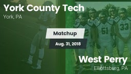Matchup: York County Tech vs. West Perry  2018