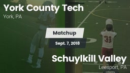 Matchup: York County Tech vs. Schuylkill Valley  2018